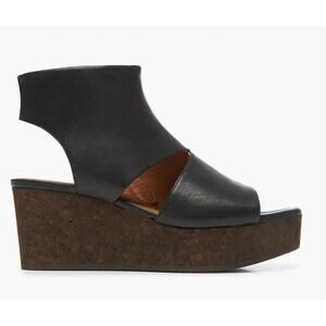 Coclico 41 marcy leather Peep Toe Platform Wedges